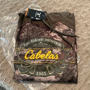 Brand new Mens Cabela’s hoodie size L